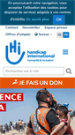 Mobile Screenshot of handicap-international.ch