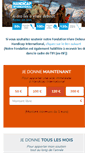 Mobile Screenshot of don.handicap-international.fr